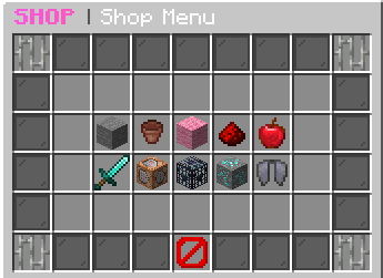 Shop Menu Preview